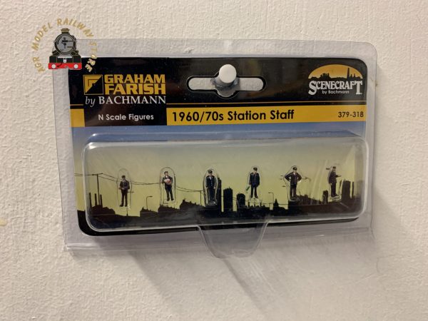 Graham Farish 379-318 Station Staff 1960/70s (6) Figure Set