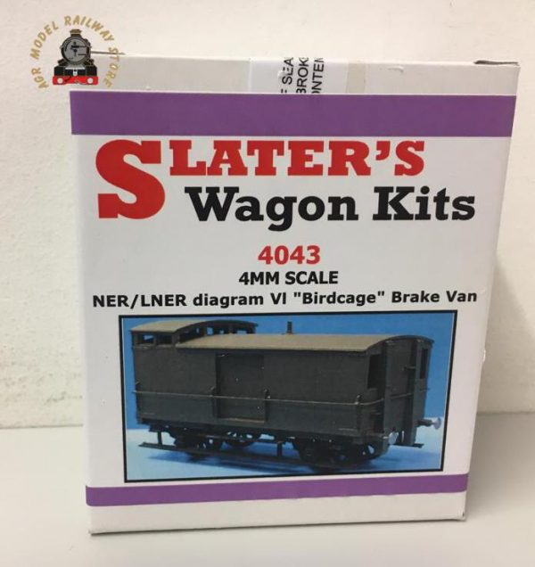 Slaters 4043 Slaters LNER / North Eastern 10T Brake Van, Dia. V1 - OO Gauge Kit