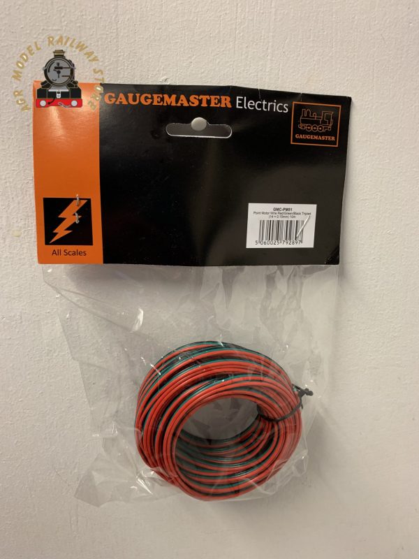 Gaugemaster PM51 POINT MOTOR WIRE RED/GREEN/BLACK TRIPLED (14 X 0.15) 10M