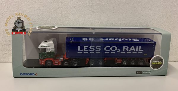 Oxford Diecast NSHL01CT Scania Highline D-TEC Combitrailer - Container Eddie Stobart