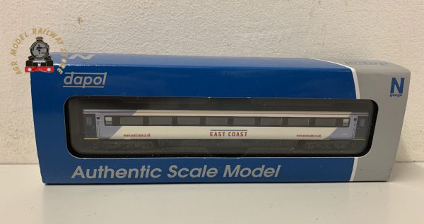 Dapol 2P-005-820 Mk3 TFO first open 41120 in East Coast silver