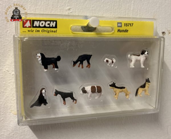 Noch 15717 Dogs Set 1 (Pack of 9) OO/HO