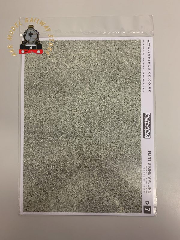 Superquick D7 Flint Stone Walling Building Papers - OO Gauge