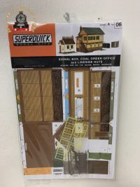 Superquick A6 Signal Box - OO Gauge Card Kit