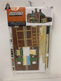 Superquick A10 Railway Terminus - OO Gauge Card Kit