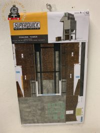 Superquick A12 Coaling Tower - OO Gauge Card Kit