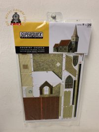 Superquick B29 Country Church - OO Gauge Card Kit