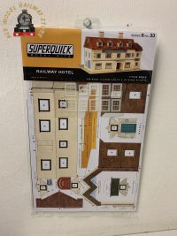 Superquick B33 Railway Hotel - OO Gauge Card Kit