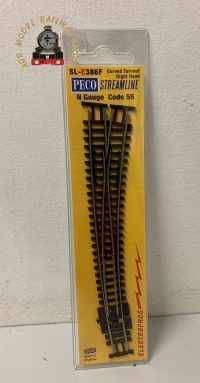 Peco SL-E386F N Gauge Curved double radius R/H