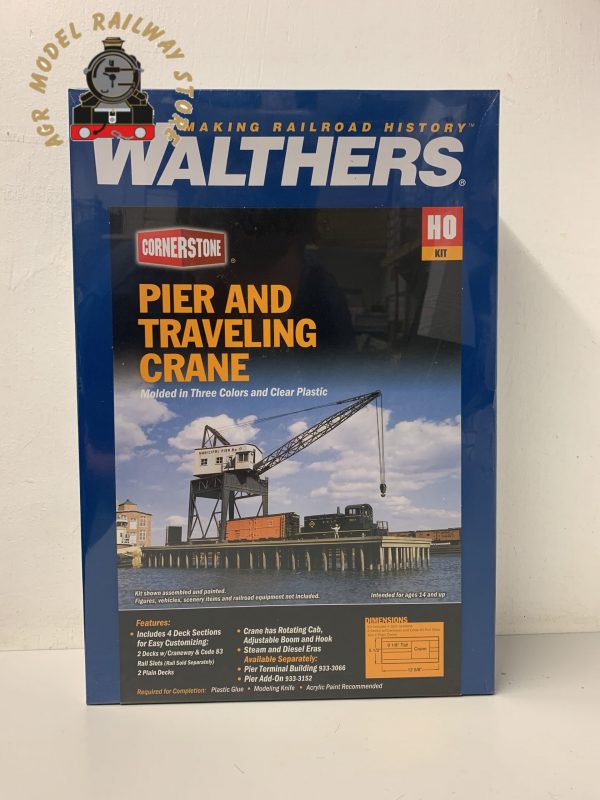 Walthers Cornerstone 933-3067 Pier & Traveling Crane Kit - HO/OO Gauge