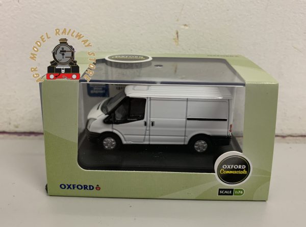 Oxford Diecast 76FT036 Ford Transit Mk 5 SWB Low Roof Frozen White