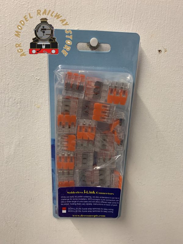 DCC Concepts DCW-IL-25 Solderless i-Link Connectors (25-pack)