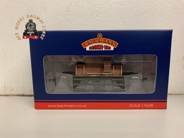 Bachmann 38-402B OO Gauge SR 25T Pill Box Brake Van Right Hand Duckets BR Bauxite