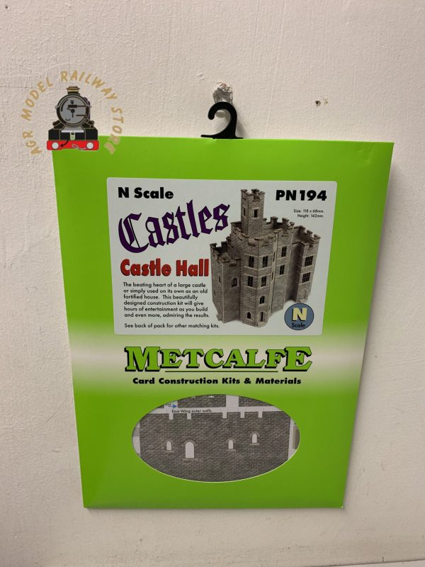 Metcalfe PN194 N Gauge Castle Hall Card Kit