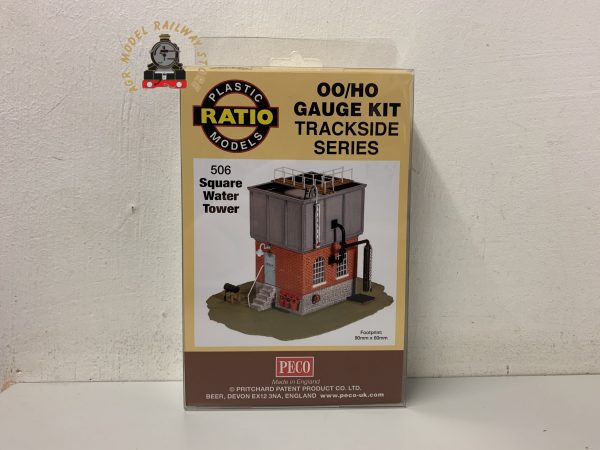 Ratio 506 Square brick-built water tower - plastic kit - OO Gauge