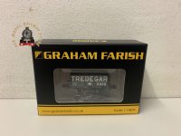 Graham Farish 377-093 N Gauge 7 Plank Wagon End Door 'Tredegar' Grey