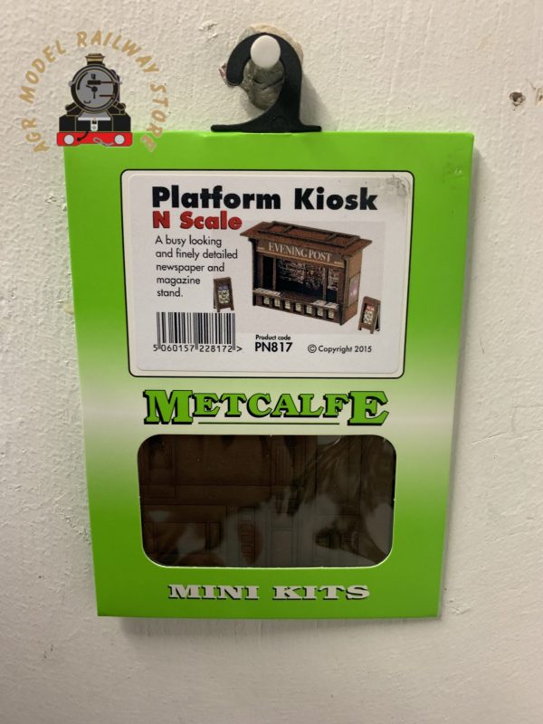 Metcalfe PN817 N Gauge Platform Kiosk Card Kit