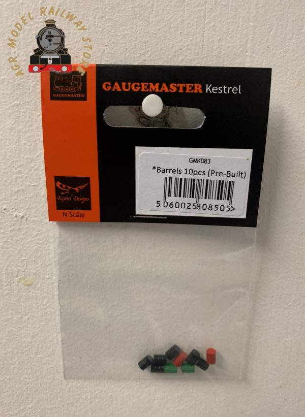 Gaugemaster GMKD83 N Gauge Barrels 10pcs (Pre-Built)