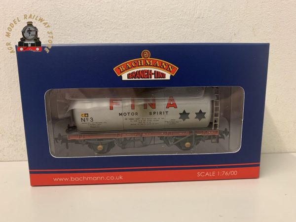 Bachmann 37-586A OO Gauge BR 45T TTA Tank Wagon 'Fina' Silver Weathered