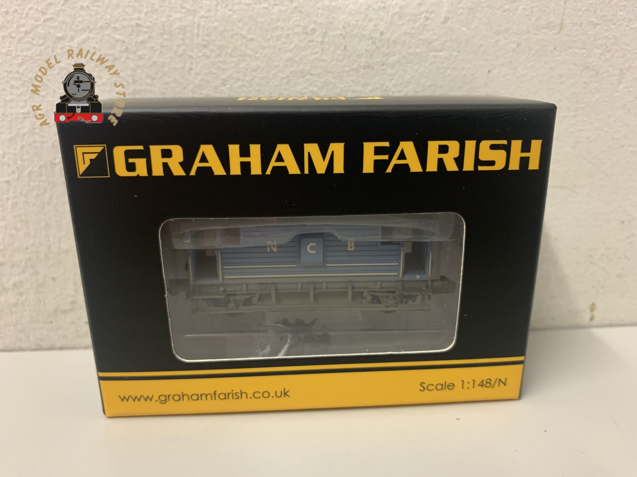 Faarish Graham Farish 377-304 N Gauge LMS 20 Ton Brake Van NCB Blue Weathered ...
