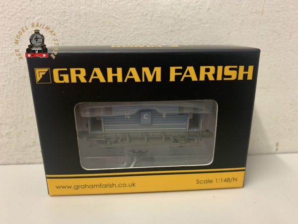 Graham Farish 377-304 N Gauge LMS 20 Ton Brake Van NCB Blue Weathered