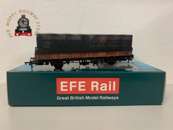 EFE Rail E87044 OO Gauge BR SEA Wagon BR Railfreight Red with Hood Weathered