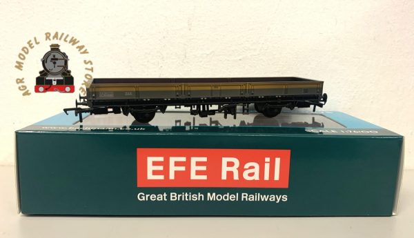 EFE Rail E87040 OO Gauge BR ZAA Pike Open Wagon BR Engineers Grey & Yellow Weathered