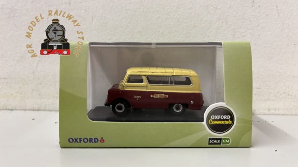 Oxford Diecast 76CA018 Bedford CA Minibus in "British Rail Crew Bus" livery