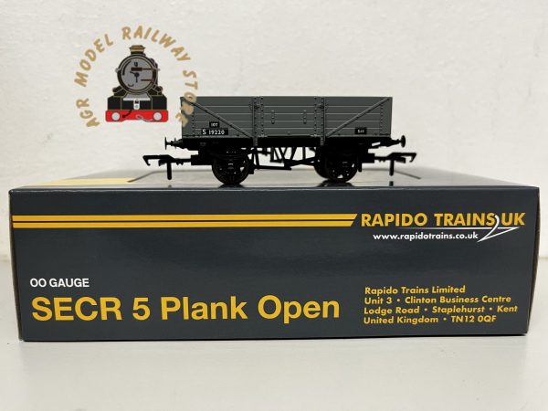 Rapido 906008 5 plank open wagon Diag D1347 in BR grey - S19220