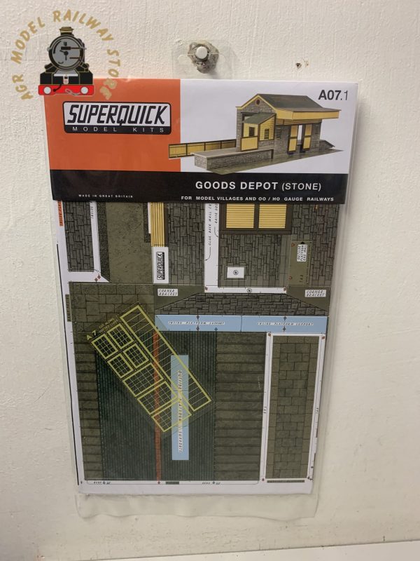 SuperQuick A07.1 Goods Depot (Stone Built) Card Kit