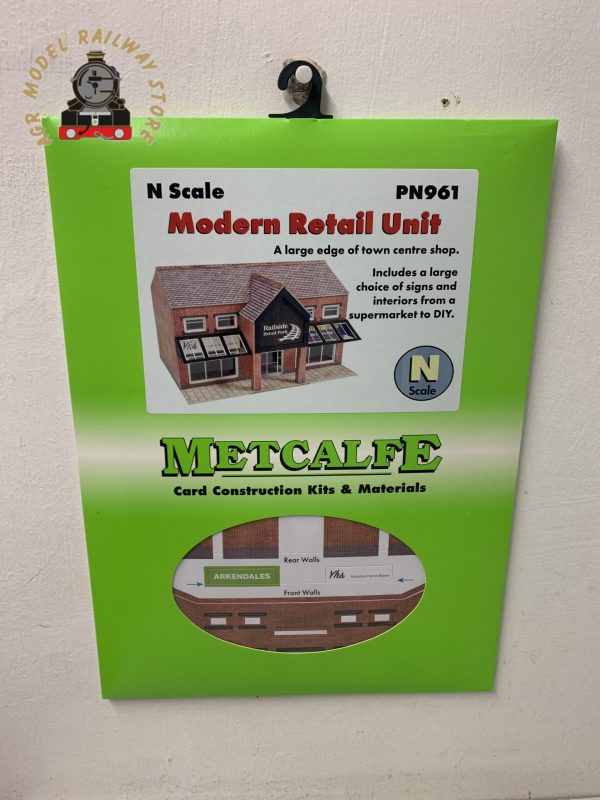 Metcalfe PN961 N Gauge Modern Retail Unit Card Kit