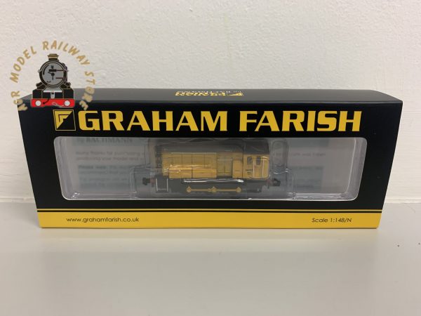 Graham Farish 371-011 N Gauge Class 08 08417 Network Rail Yellow