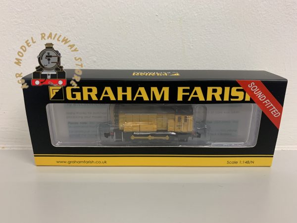 Graham Farish 371-011SF N Gauge Class 08 08417 Network Rail Yellow