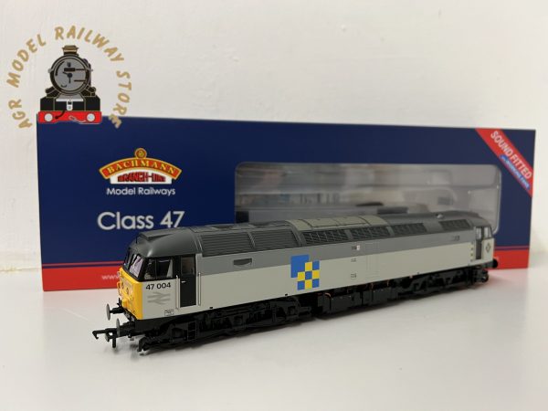 Bachmann 35-418SFX OO Gauge Class 47/0 47004 BR Railfreight Construction Sector DCC Sound Fitted Deluxe