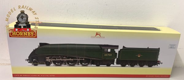 Hornby R3980 OO Gauge LNER Rebuilt W1 Hush Hush 4-6-4 Streamlined 60700 BR Green Late Crest