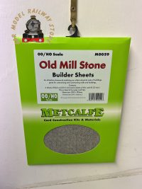 Metcalfe M0059 OO/HO Scale Old Mill Stonework Card Kit