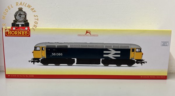 Hornby R30082 OO Gauge BR Class 56 56086 BR Large Logo Blue