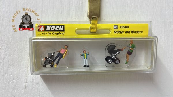 Noch 15584 Mothers With Children & Modern Buggies (2) Figure Set HO HO