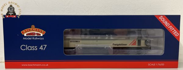 Bachmann 35-430SF OO Gauge Class 47/3 47376 'Freightliner 1995' Freightliner Grey Weathered DCC Sound Fitted