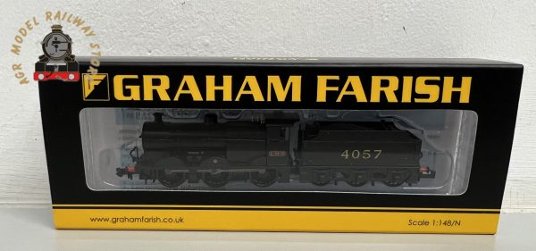 Graham Farish 372-063 N Gauge MR 4F 4057 LMS Black MR Numerals With Fowler Tender