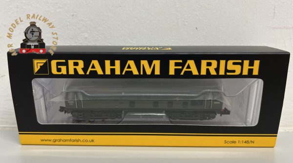 Graham Farish 372-979A N Gauge Class 24/0 D5053 BR Two-Tone Green Small Yellow Panels