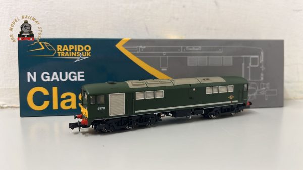 Rapido 905005 N Gauge Class 28 D5705 BR Green With Small Yellow Panel