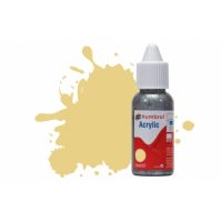 Humbrol DB0103 No.103 Cream Matt 14ml Acrylic Paint Dropper Bottle