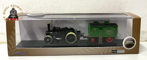 Oxford Diecast NFBB002 Fowler BB1 Ploughing Engine No. 15222 Bristol Rover with living wagon