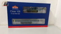 Bachmann 31-325A OO Gauge Class 105 2-Car DMU BR Blue Weathered