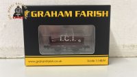 Graham Farish 373-682B N Gauge 14 Ton Tank Wagon ICI Maroon No.314