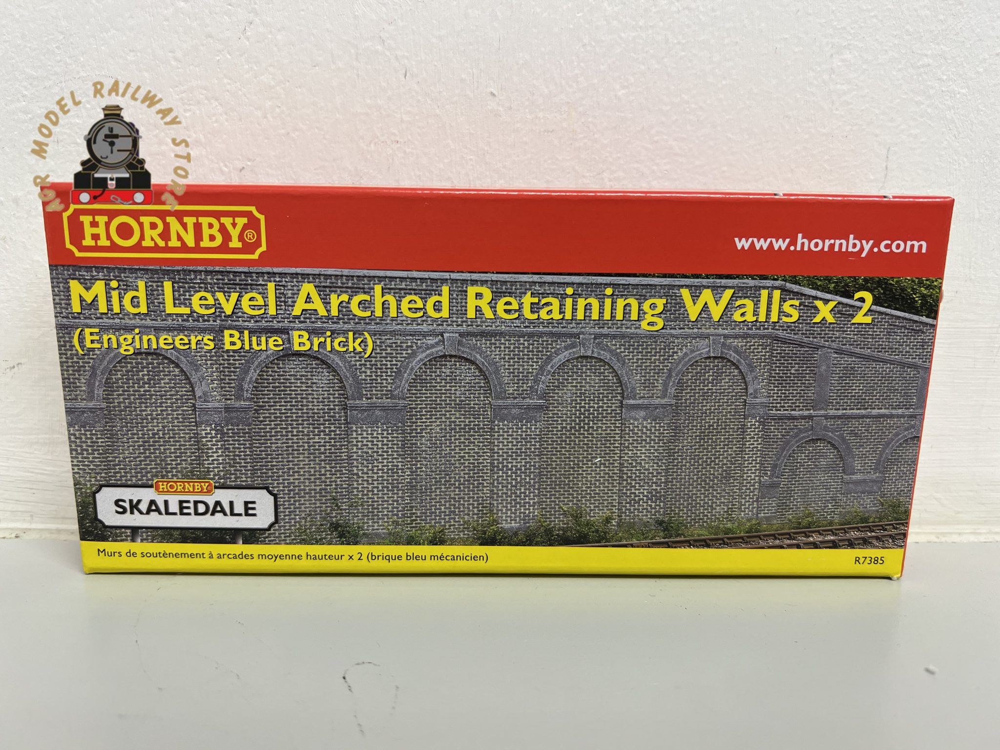 Hornby R7385 OO Gauge Mid Level Arched Retaining Walls x2 Engineers ...