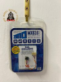 Zimo MX616R Micro DCC 8 Pin Wired Decoder - Smallest Ever With Full Functionality 8x8x2.4mm 1.5A Peak 6 Func