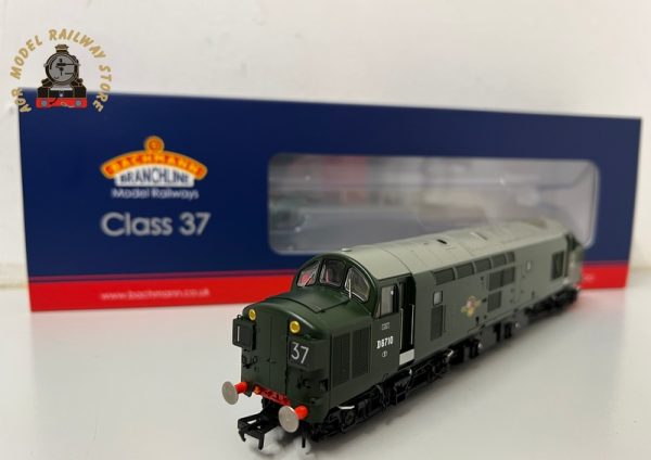 Bachmann 35-302 OO Gauge Class 37/0 D6710 BR Green Split Headcode