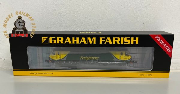 Graham Farish 371-790SF N Gauge Class 90/0 90042 Freightliner PowerHaul DCC Sound Fitted